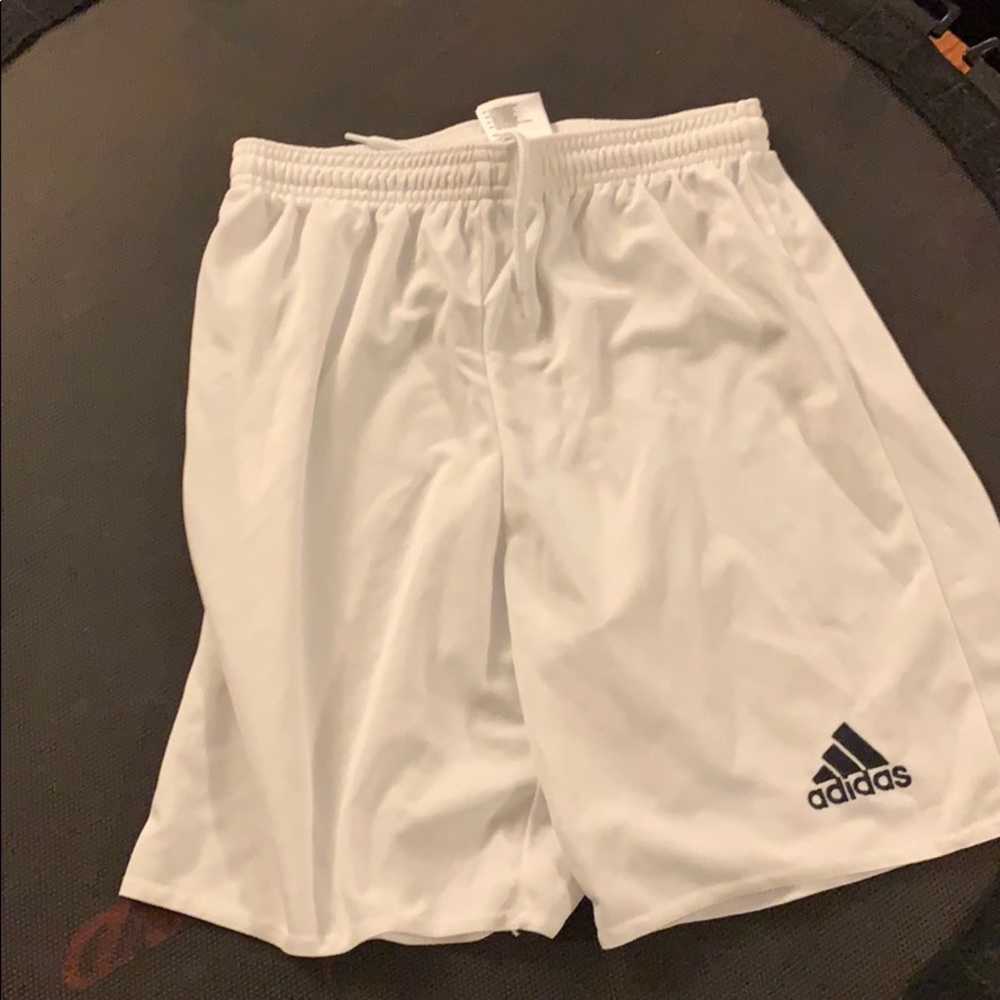 Boys Adidas shorts white